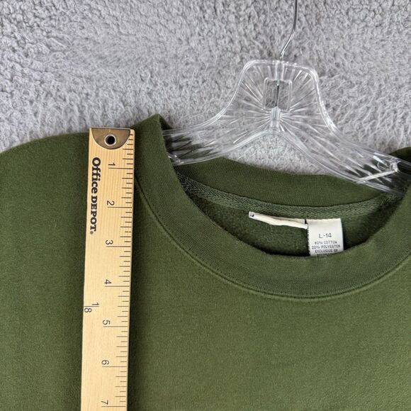 Vintage Cherokee Sweatshirt Large Cherokee Embroidery Sweater Green - Picture 3 of 9